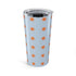 Tumbler Gift For Her Birthday Blue Star Pattern Tumbler Cup Stainless Steel Travel Mug Insulated