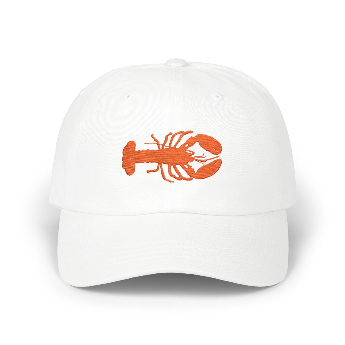 Lobster Embroidered Dad Hat Beach Vacation Outfit Cap Seafood Lover Gift Summer Coastal Style Hat