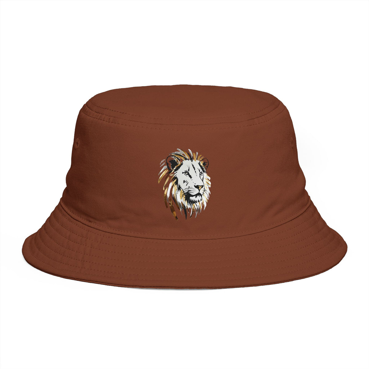 African Lion Bucket Hat For South African Expat Gift Safari Streetwear Sun Hat Brown Wildlife