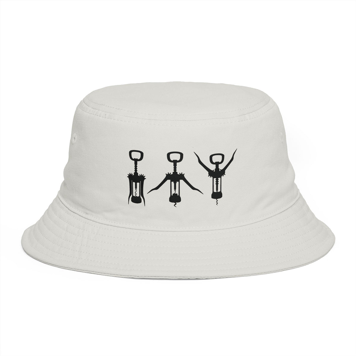Wine Lover Bucket Hat For Friend Birthday Gift Funny Corkscrew Hat Minimalist Foodie Fisherman Cap