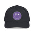 Purple Smiley Face Cap For Summer Embroidered Hat Cute Y2K Aesthetic Baseball Cap Retro Streetwear – product image 2