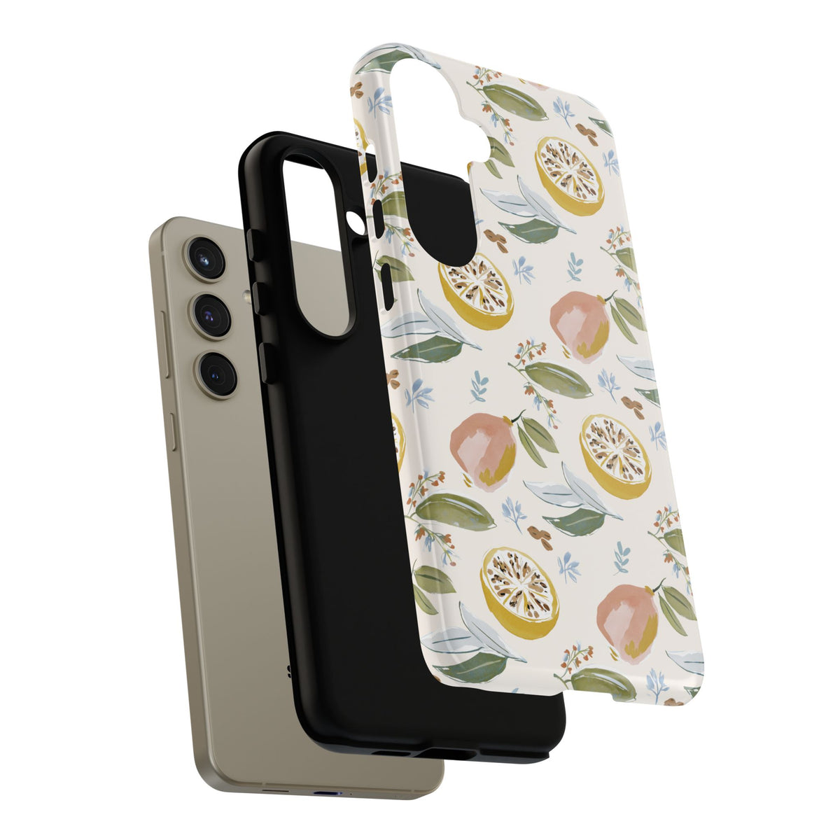 Lemon Pear Phone Case Chef Gift Idea Botanical Citrus Cover Watercolor Fruit iPhone Samsung Google – product image 3