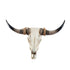 Large bull head sculpture ranch home accent