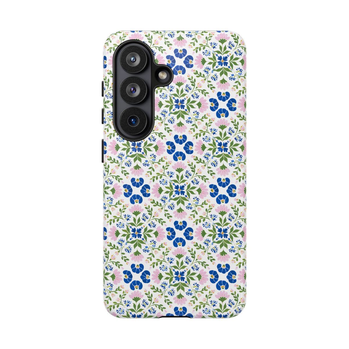 Mediterranean Floral Phone Case Portugal Cover Portuguese Tile Cover Italian Pattern iPhone Samsung