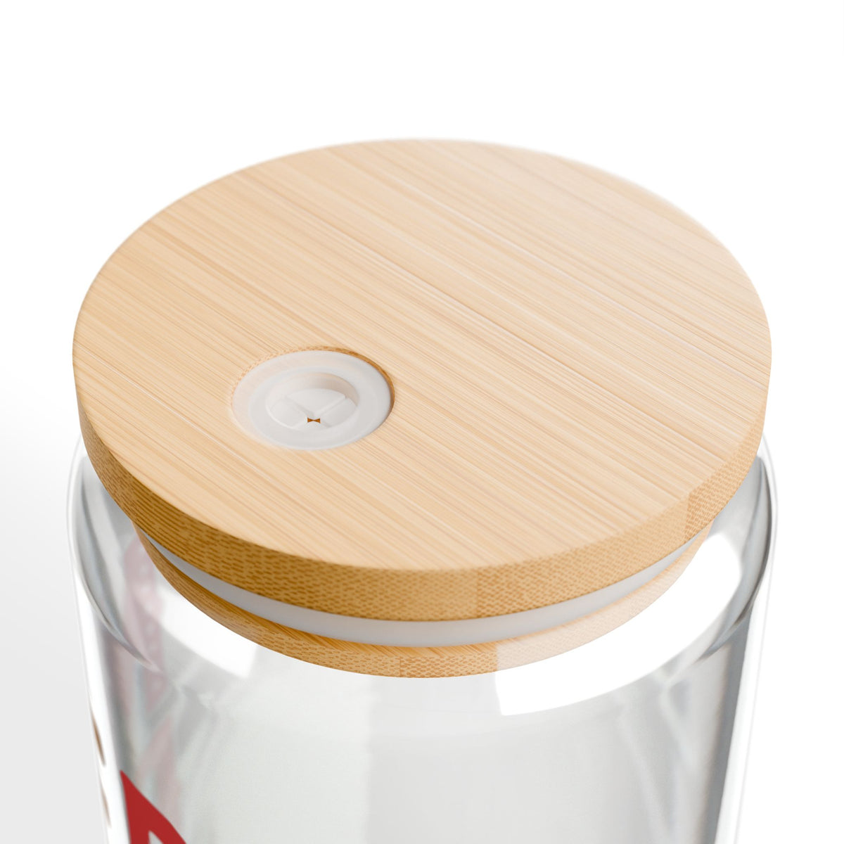 Merry Bright Glass Cup Gift For Cousin Christmas Sipper Present For Teacher Bamboo Lid Tumbler Cute – product image 6