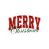 Merry Christmas Sticker Gift For Coworker Red Glitter Vinyl Decal Holiday Laptop Journal Accent