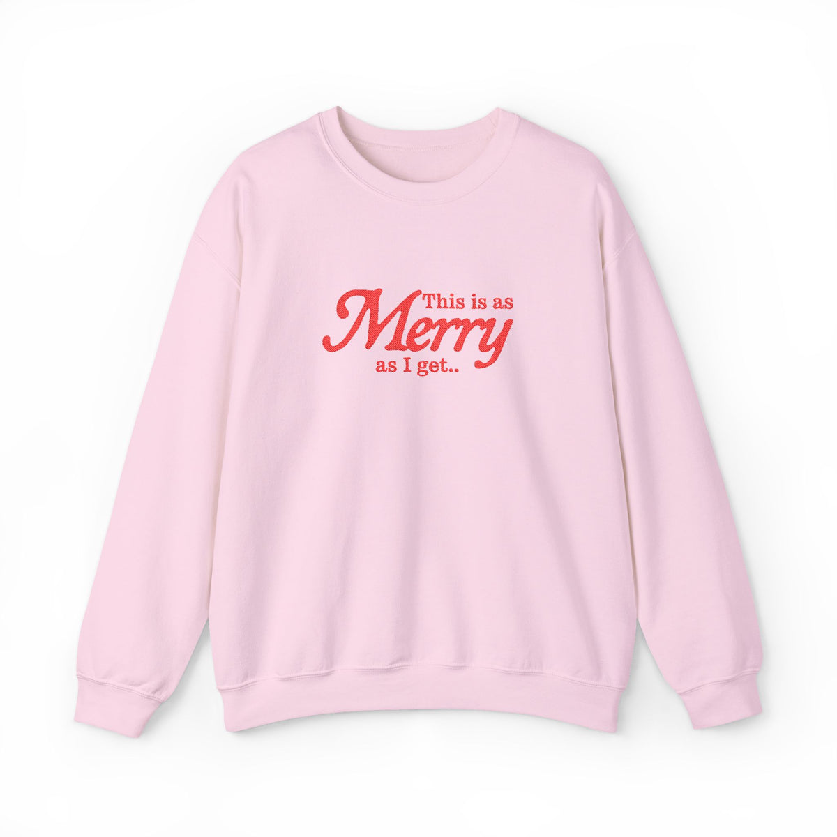 Merry Christmas Sweatshirt Gift For Sister Funny Holiday Crewneck Present For Mom Minimalist Winter – product image 4