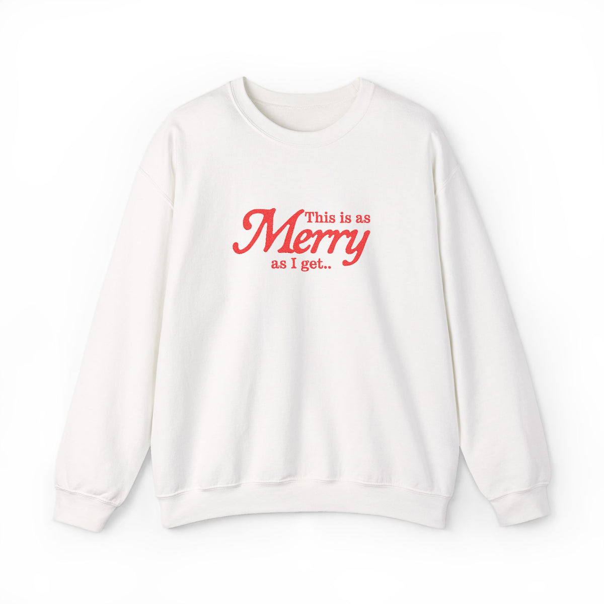Merry Christmas Sweatshirt Gift For Sister Funny Holiday Crewneck Present For Mom Minimalist Winter – product image 6