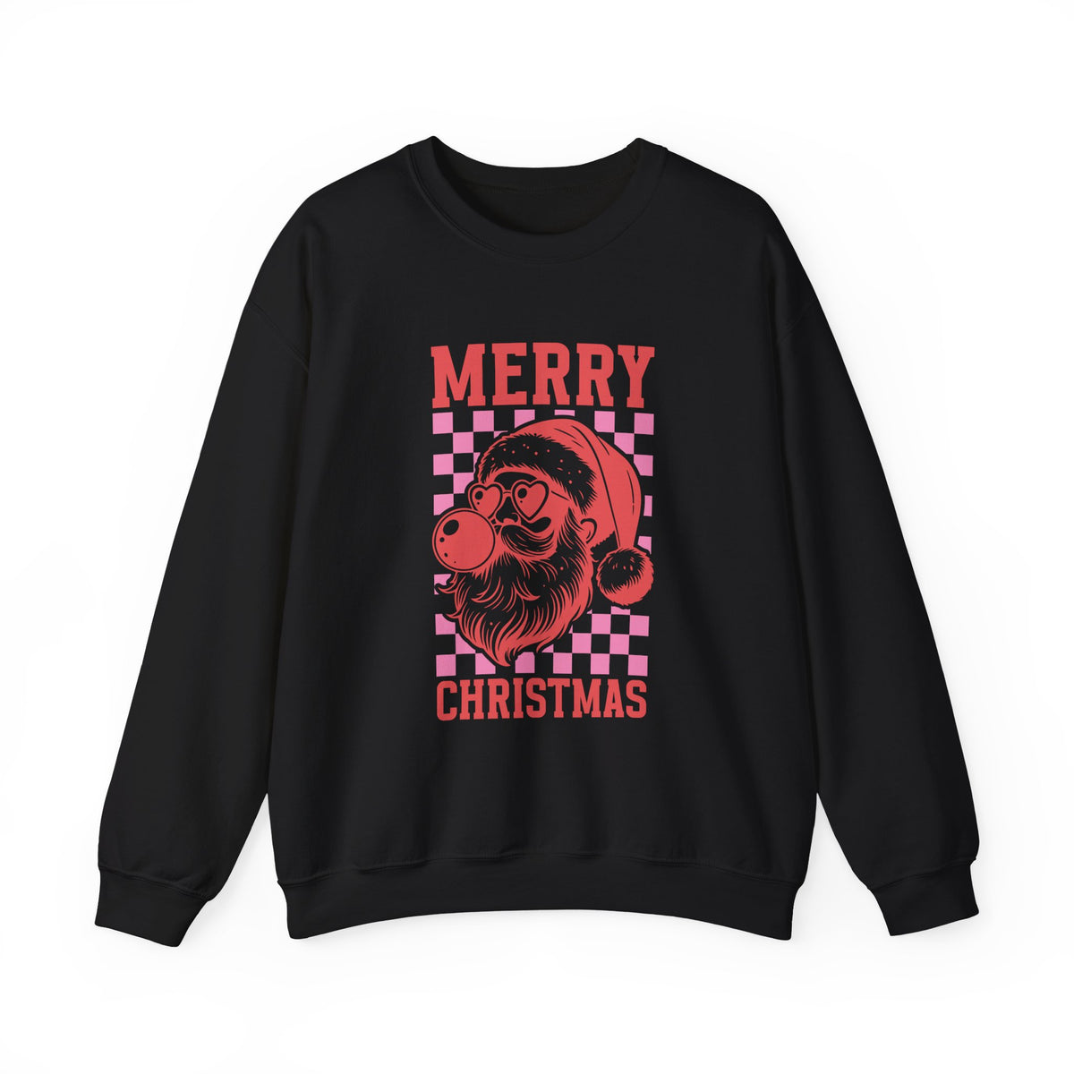 Merry Christmas Sweatshirt Gift For Wife Retro Santa Graphic Holiday Present For Sister Trendy – product image 2