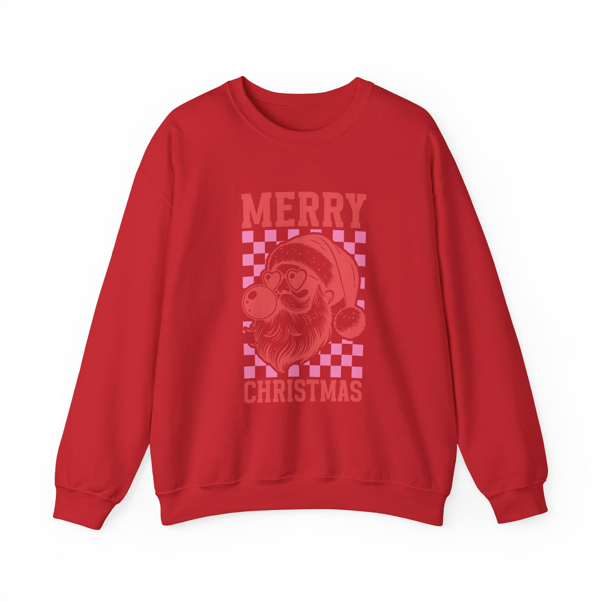Merry Christmas Sweatshirt Gift For Wife Retro Santa Graphic Holiday Present For Sister Trendy – product image 4
