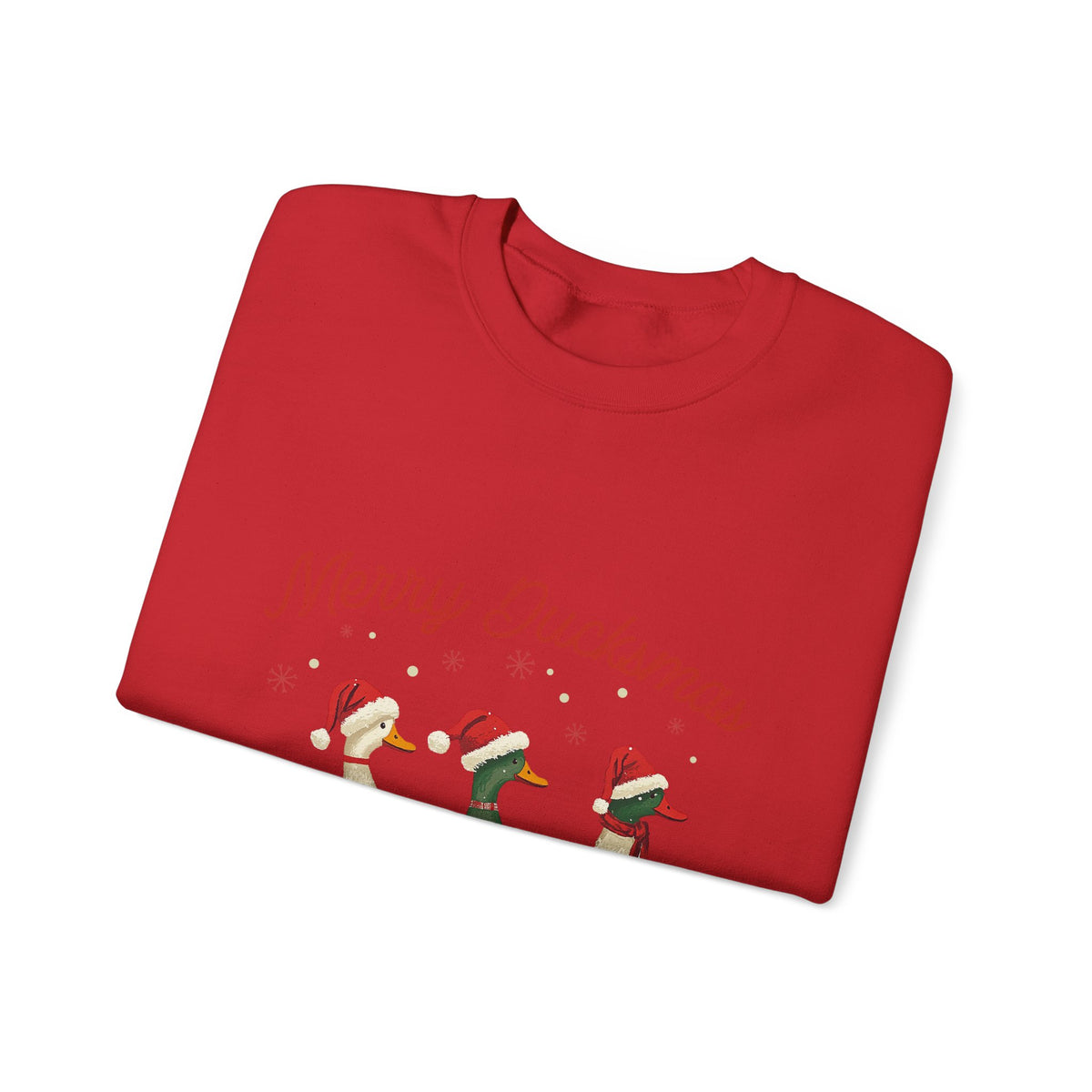 Merry Ducksmas Sweatshirt Gift For Mom Holiday Crewneck Christmas Seasonal Winter Present For Sister – product image 3