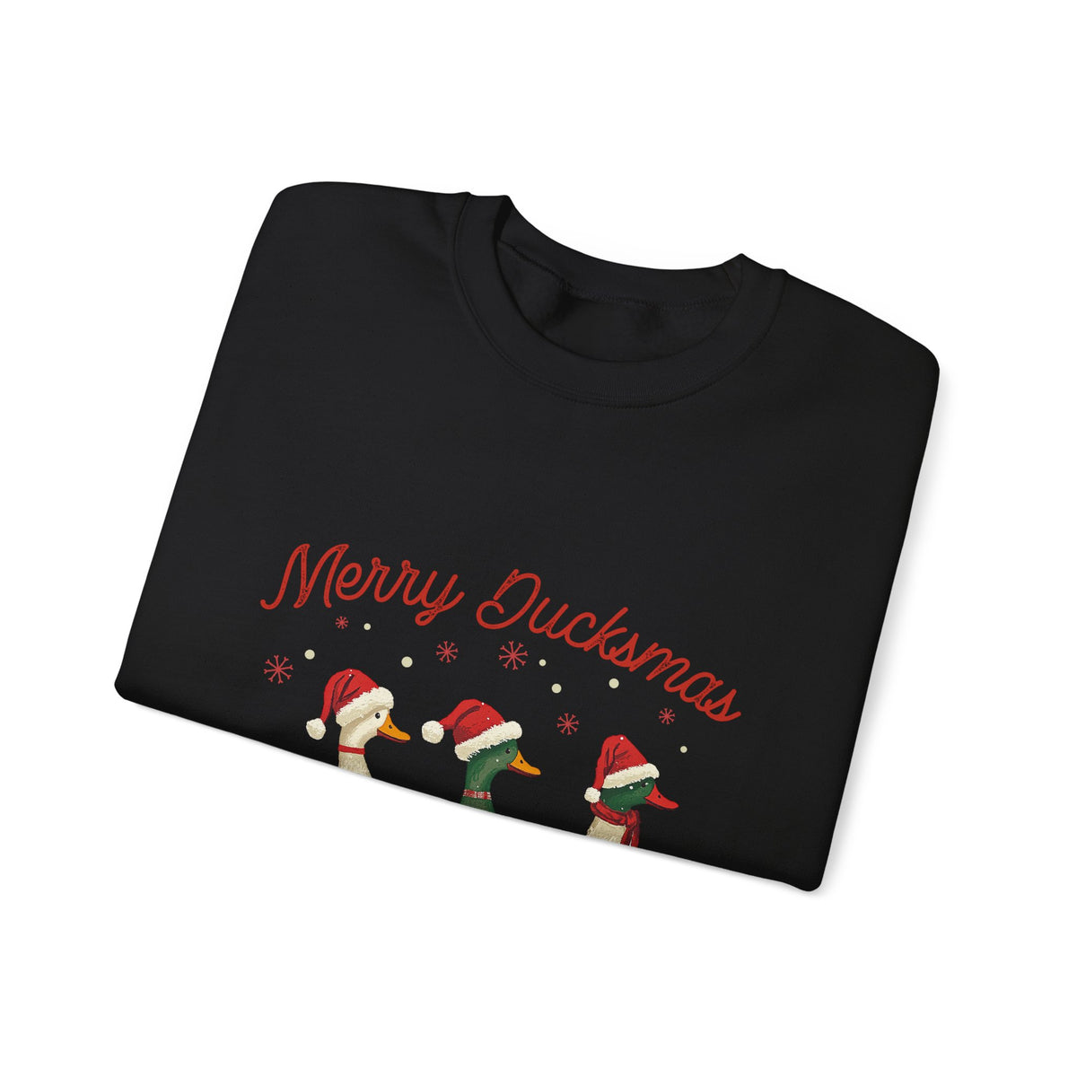 Merry Ducksmas Sweatshirt Gift For Mom Holiday Crewneck Christmas Seasonal Winter Present For Sister – product image 4