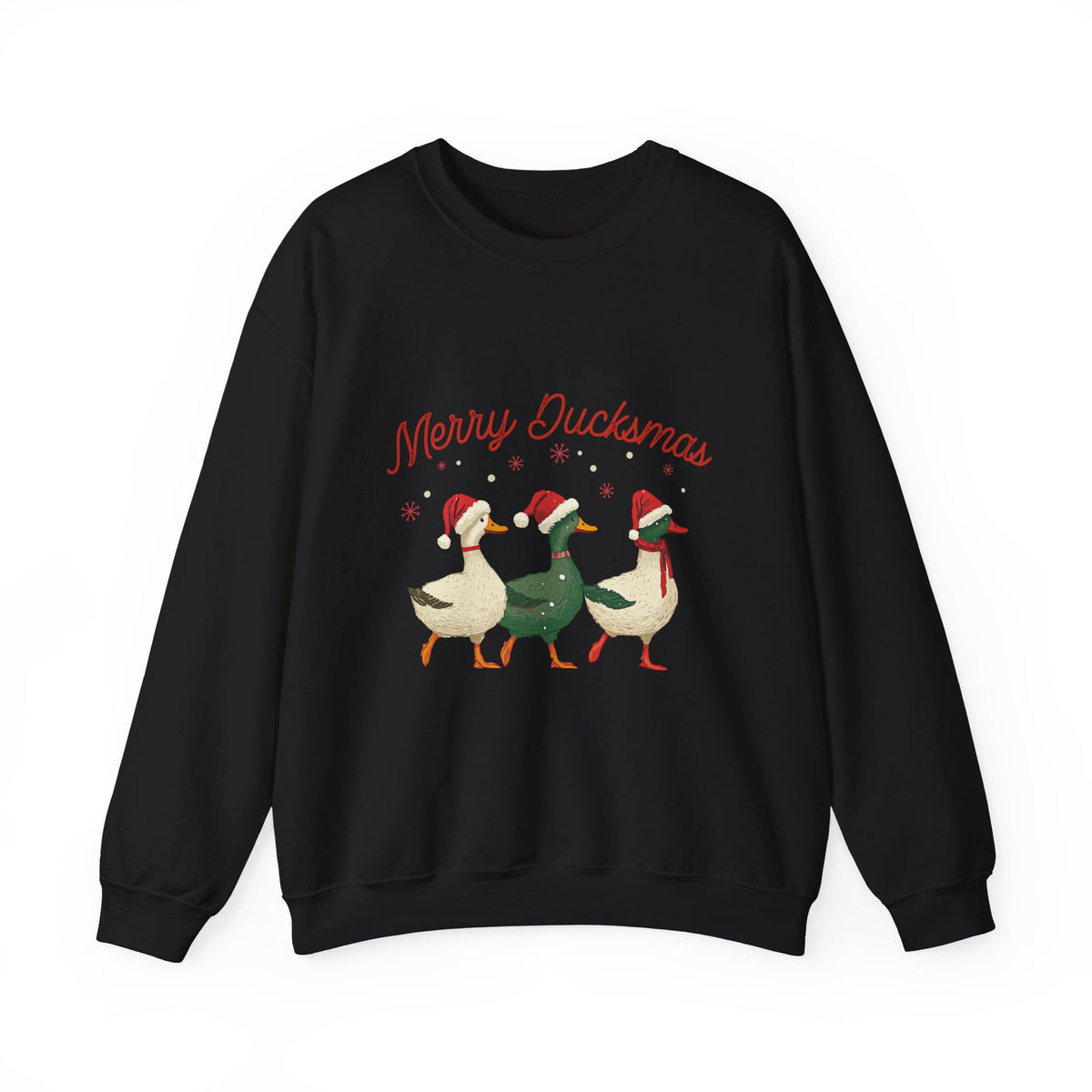Merry Ducksmas Sweatshirt Gift For Mom Holiday Crewneck Christmas Seasonal Winter Present For Sister – product image 9
