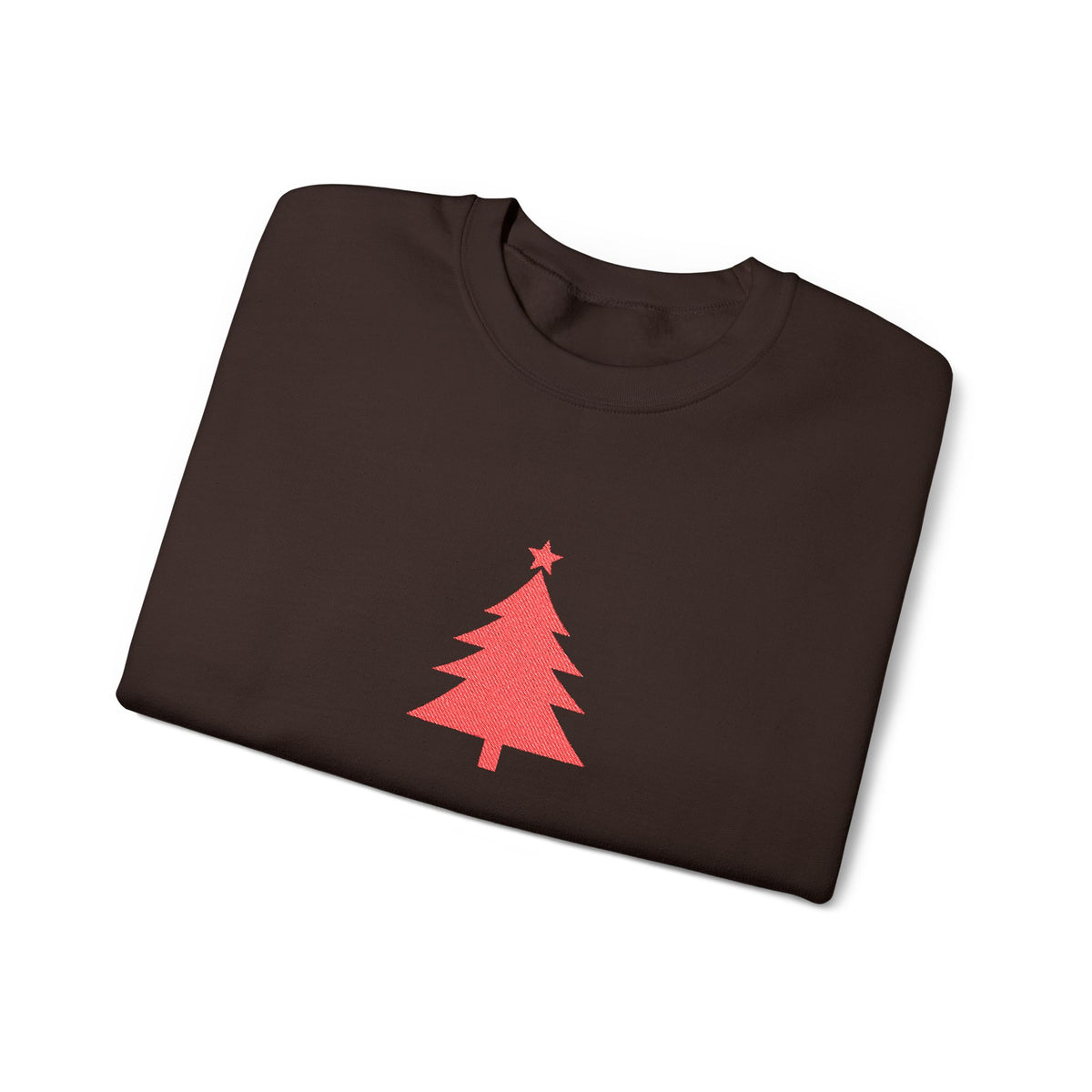 Minimal Christmas Tree Sweatshirt Embroidered Crewneck For Christmas Gift Holiday Pullover For Winter – product image 4