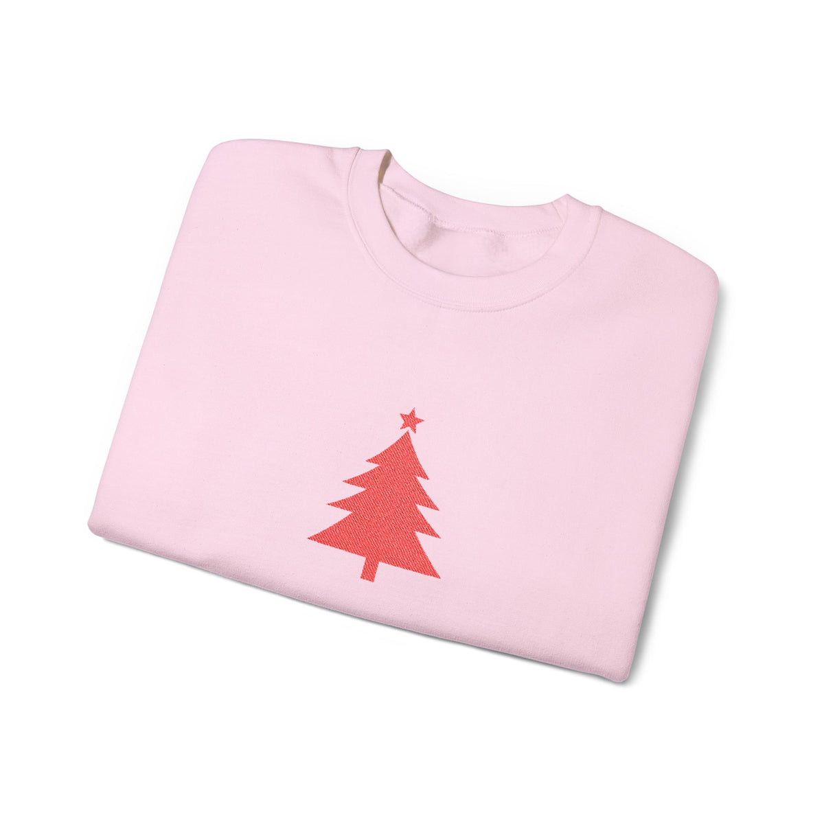 Minimal Christmas Tree Sweatshirt Embroidered Crewneck For Christmas Gift Holiday Pullover For Winter – product image 6