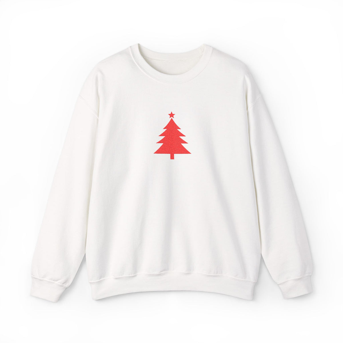 Minimal Christmas Tree Sweatshirt Embroidered Crewneck For Christmas Gift Holiday Pullover For Winter – product image 9