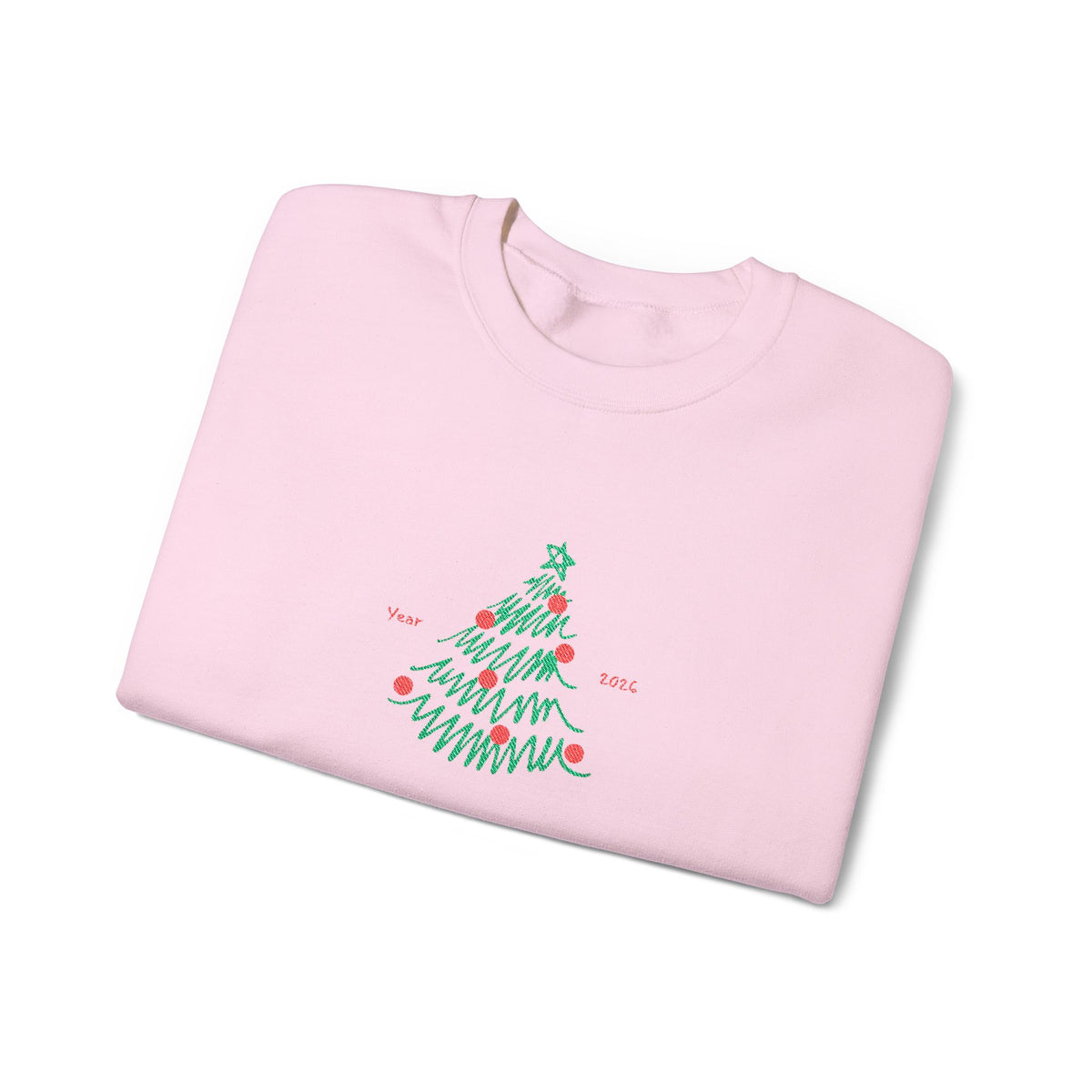 Minimal Christmas Tree Sweatshirt Gift For Girlfriend Holiday Crewneck Present For Mom Modern Winter