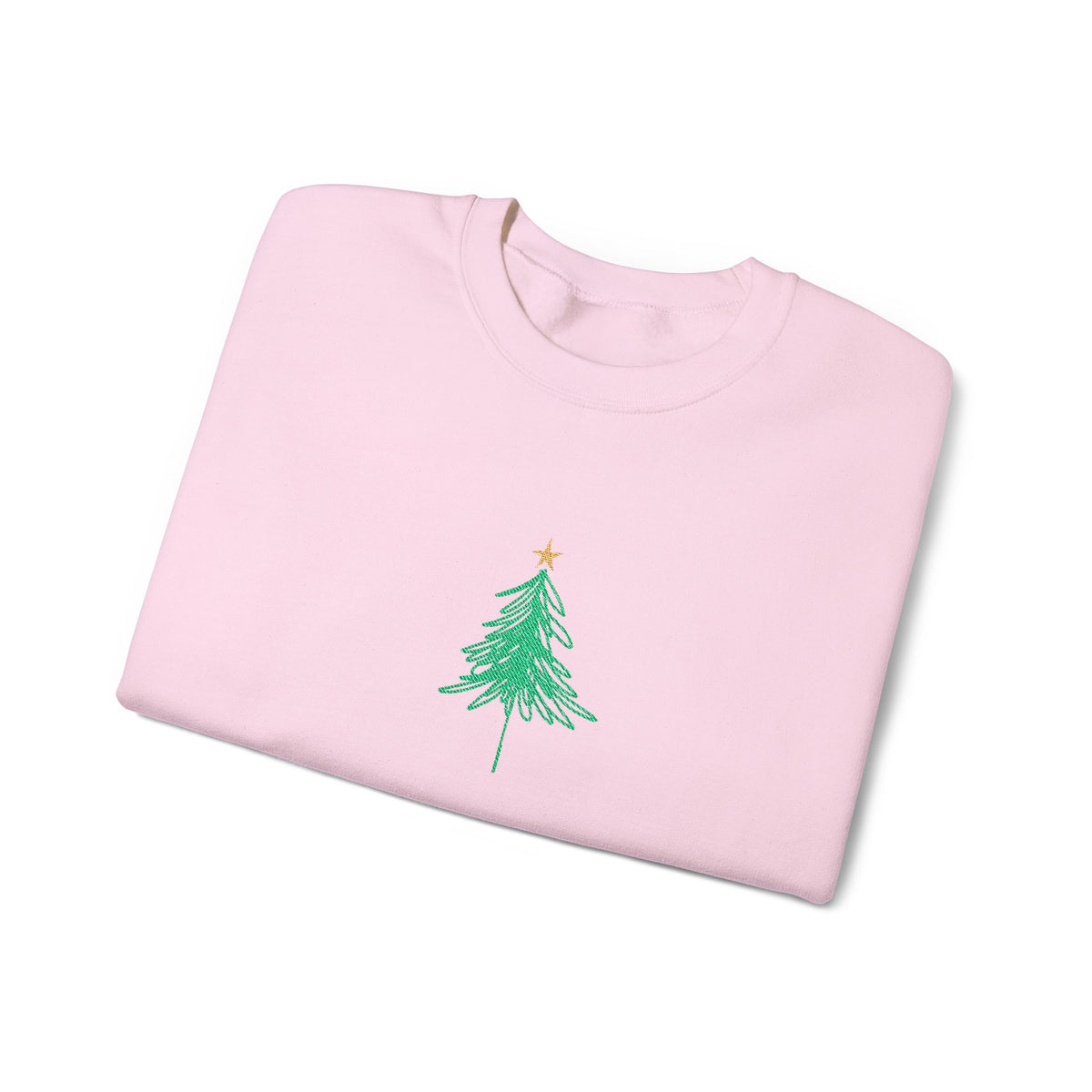 Minimal Christmas Tree Sweatshirt Gift For Sister Holiday Crewneck Present For Wife Elegant Graphic – product image 3