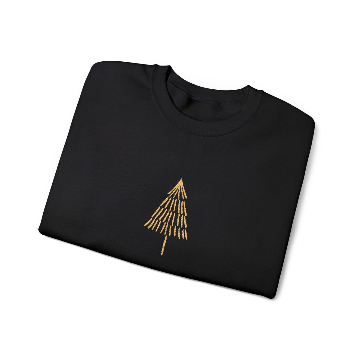 Minimal Tree Sweatshirt Gift For Mom Christmas Crewneck Winter Present For Sister Elegant Stitch – product image 3