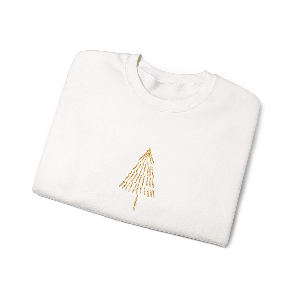Minimal Tree Sweatshirt Gift For Mom Christmas Crewneck Winter Present For Sister Elegant Stitch – product image 4