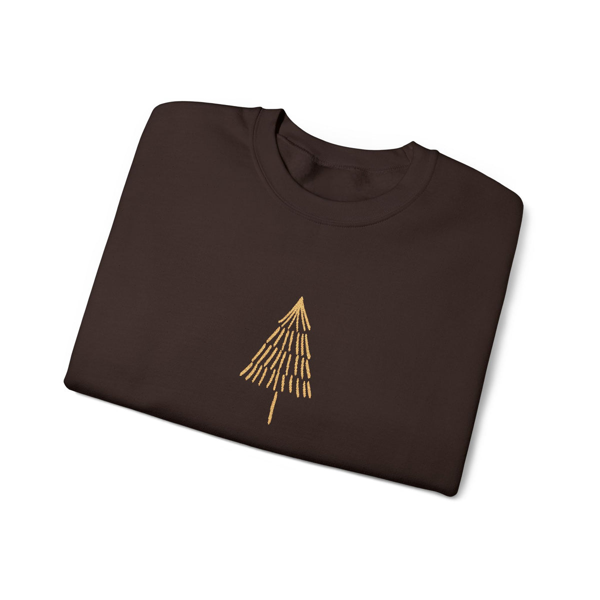 Minimal Tree Sweatshirt Gift For Mom Christmas Crewneck Winter Present For Sister Elegant Stitch – product image 6