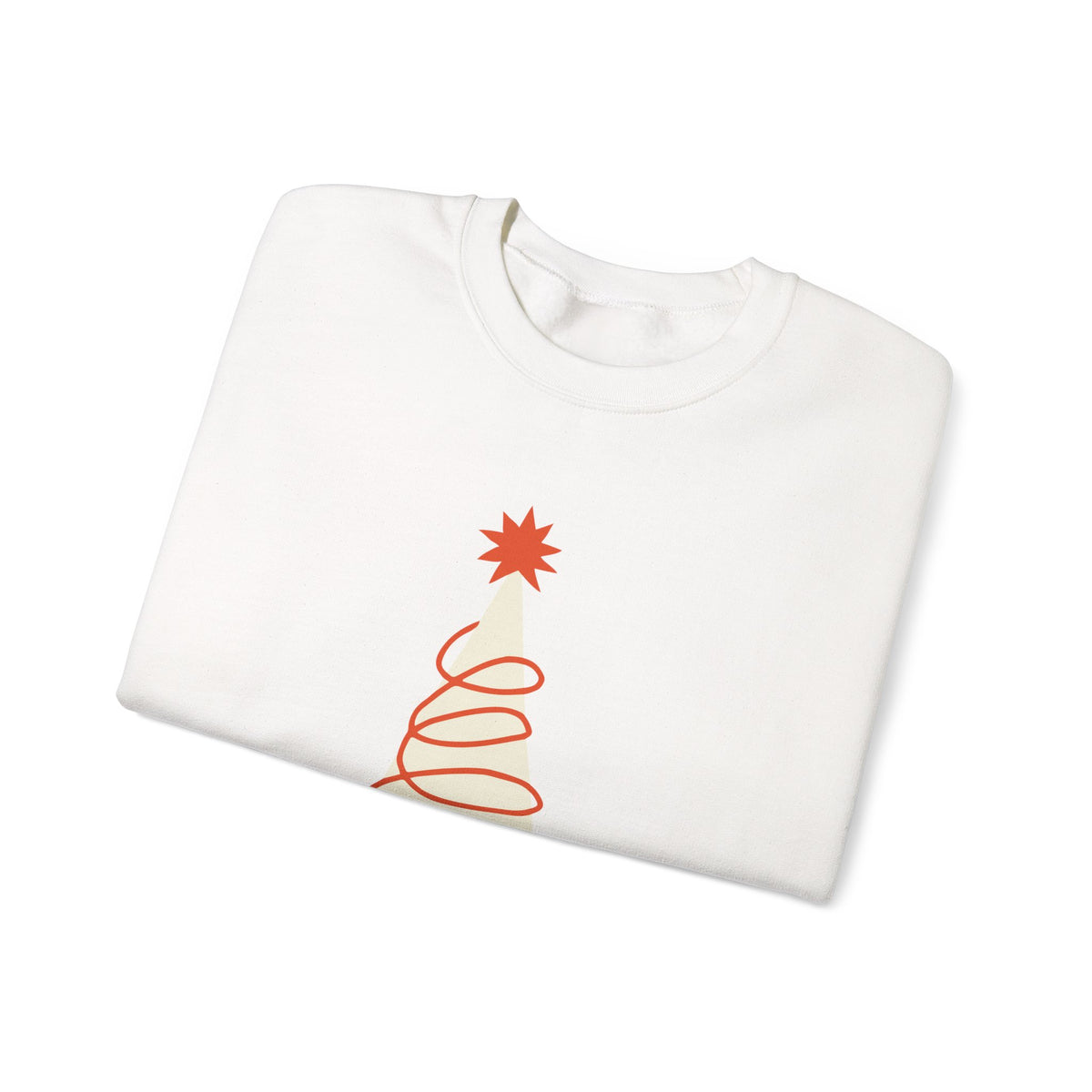 Minimalist Christmas Sweatshirt Gift For Mom Graphic Crewneck Seasonal Winter Present For Sister