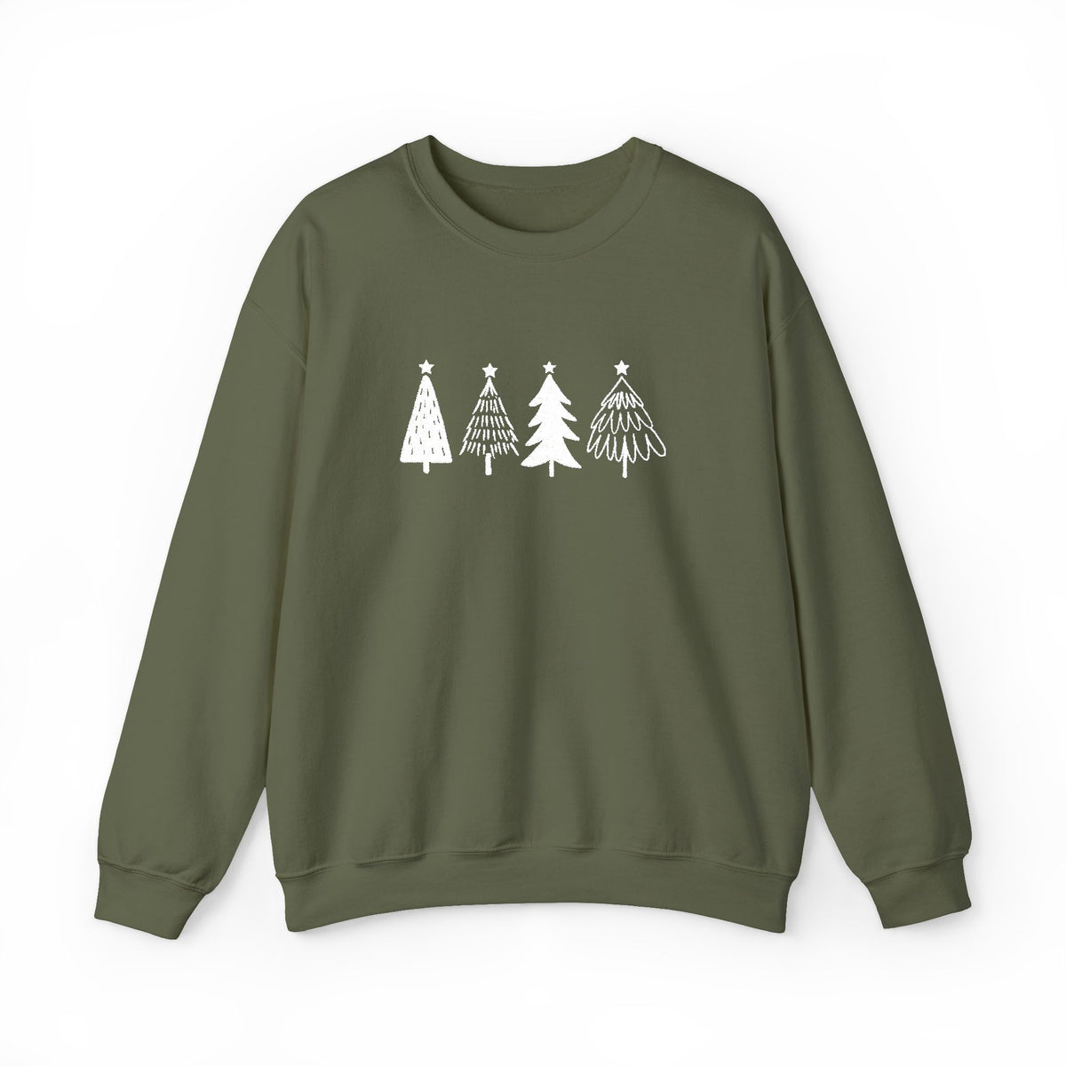 Nordic Christmas Tree Sweatshirt Girlfriend Gift Minimal Holiday Crewneck Scandinavian Winter Sweater – product image 10