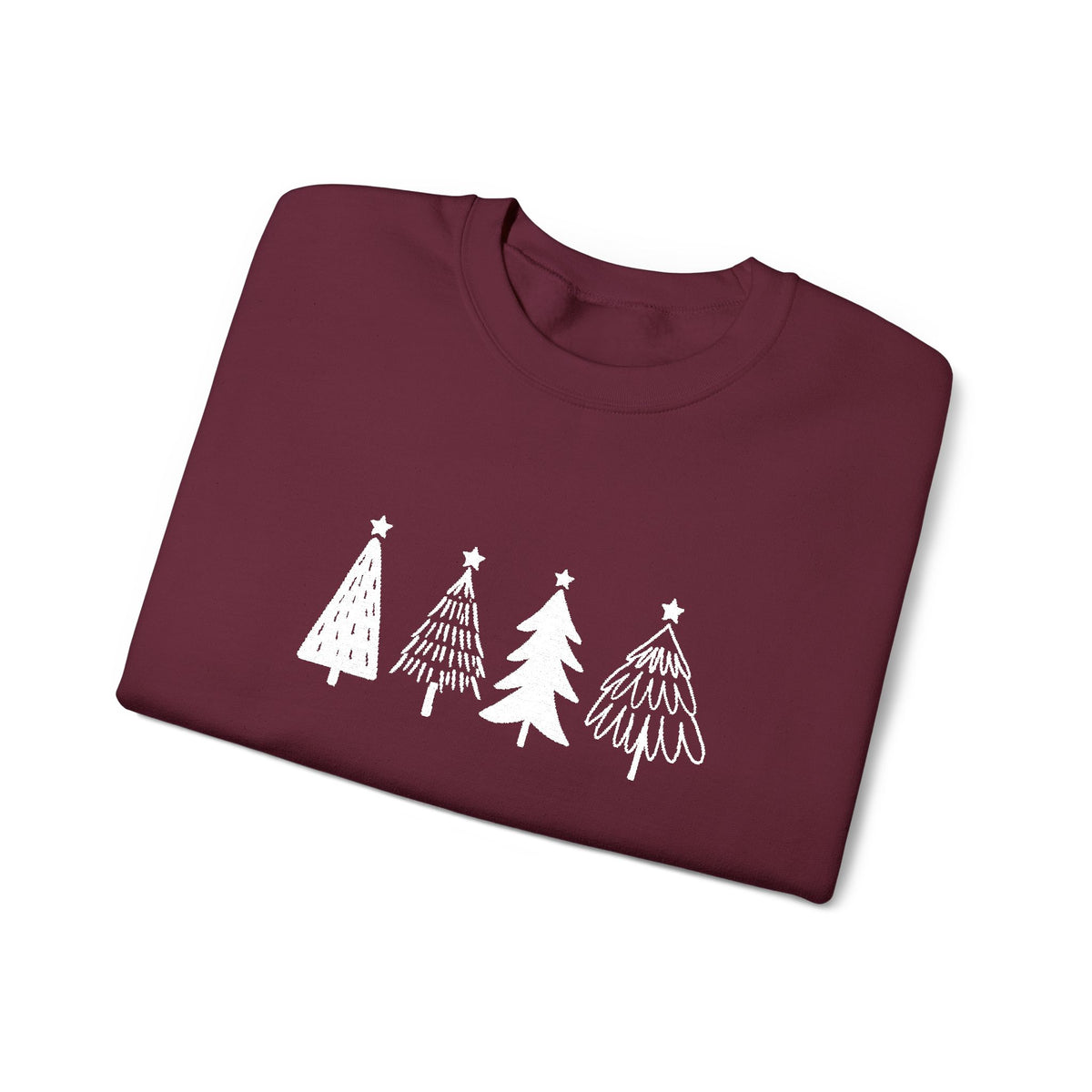 Nordic Christmas Tree Sweatshirt Girlfriend Gift Minimal Holiday Crewneck Scandinavian Winter Sweater – product image 13