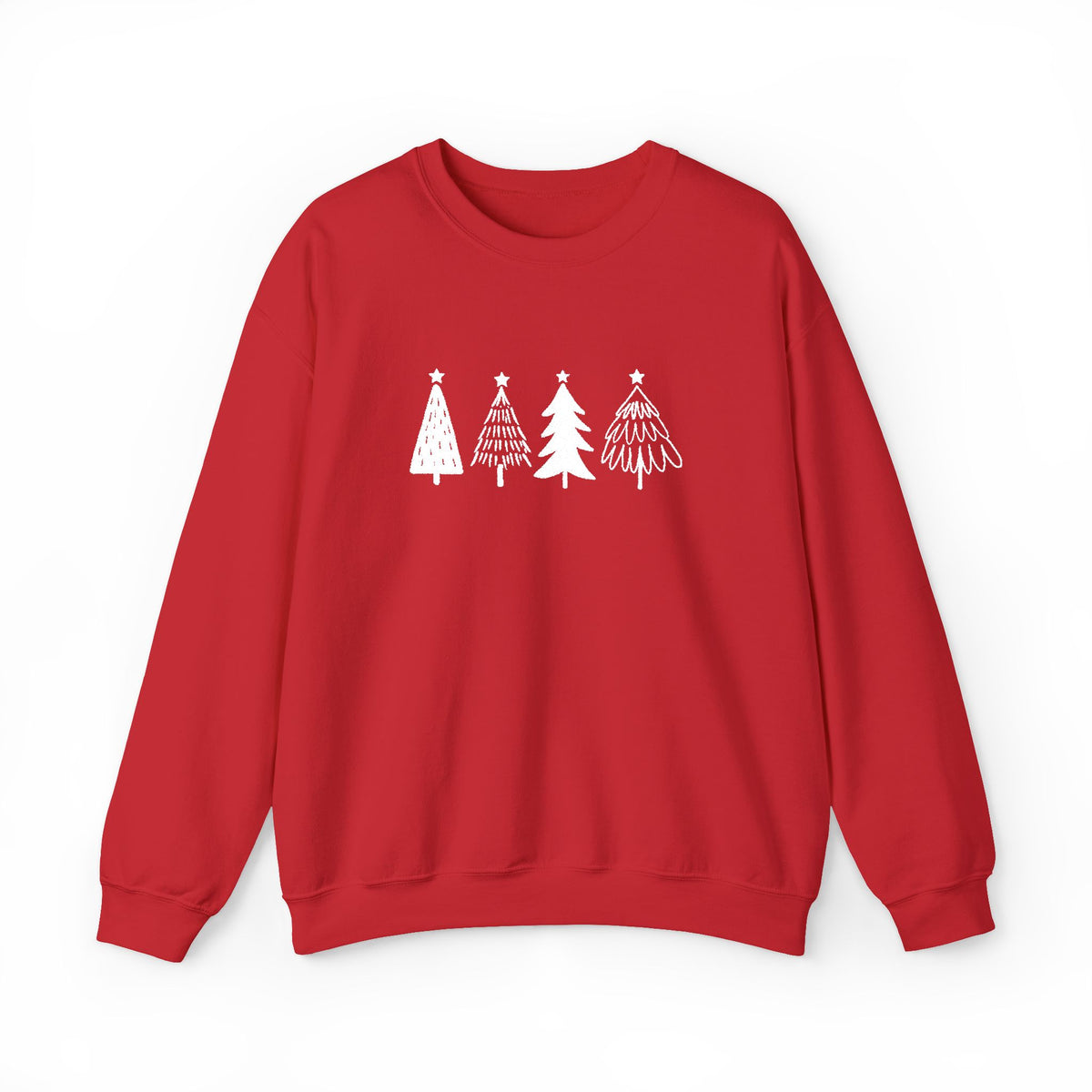 Nordic Christmas Tree Sweatshirt Girlfriend Gift Minimal Holiday Crewneck Scandinavian Winter Sweater – product image 7