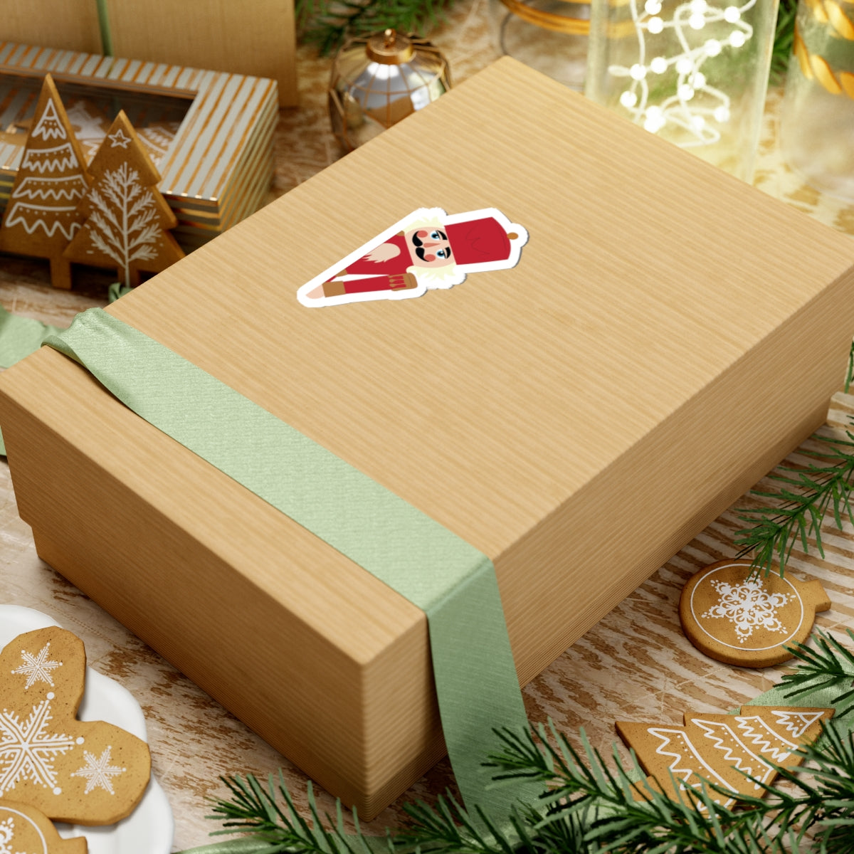 Nutcracker Christmas Sticker Stocking Stuffer Holiday Decal Cute Toy Soldier Vinyl For Laptop Journal – product image 5