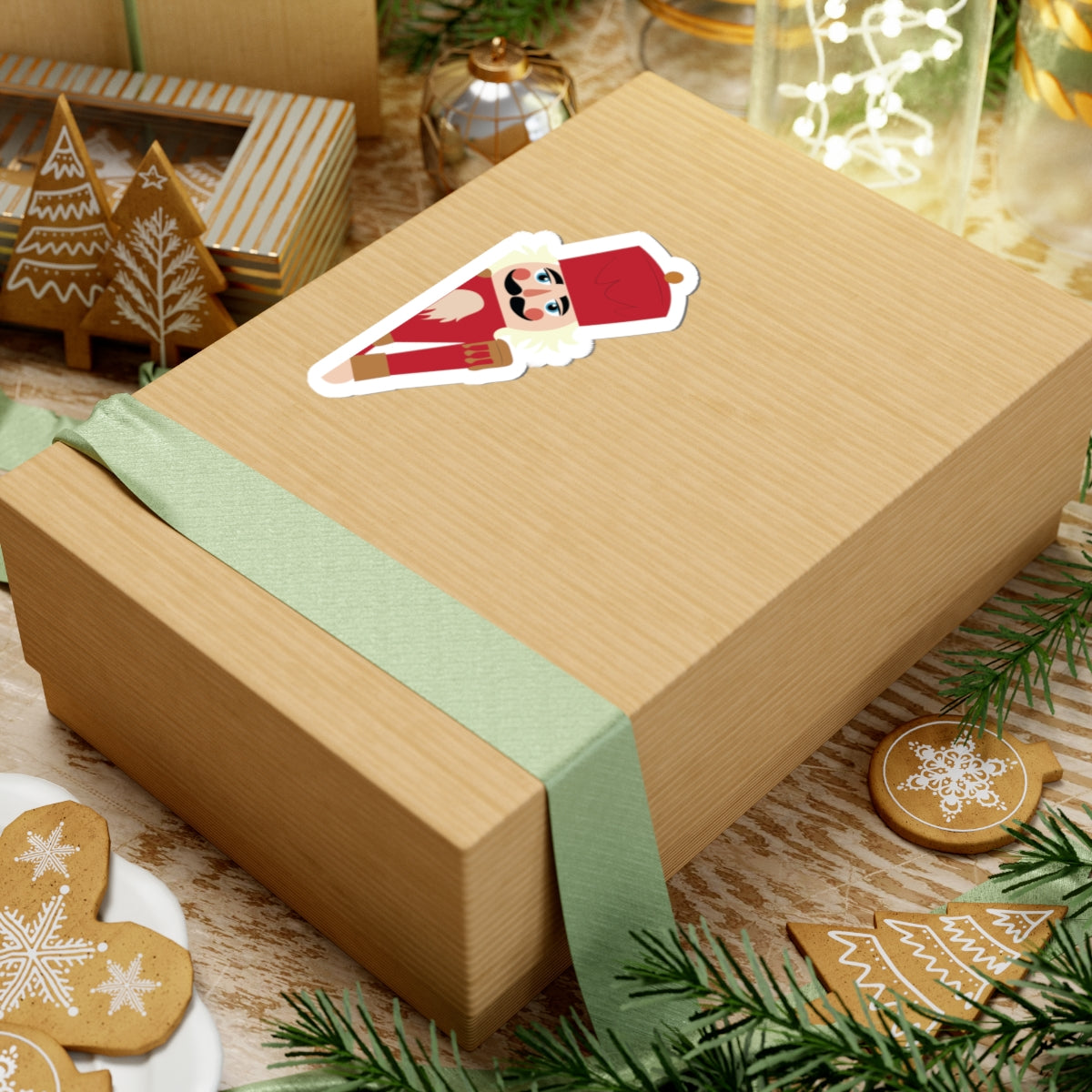 Nutcracker Christmas Sticker Stocking Stuffer Holiday Decal Cute Toy Soldier Vinyl For Laptop Journal – product image 7