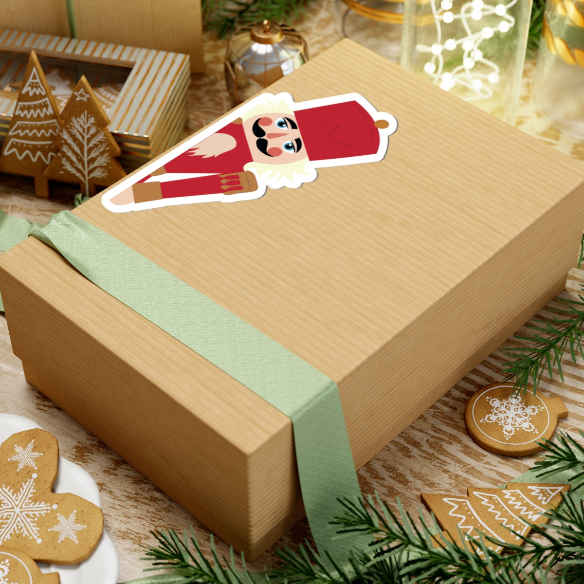 Nutcracker Christmas Sticker Stocking Stuffer Holiday Decal Cute Toy Soldier Vinyl For Laptop Journal – product image 9