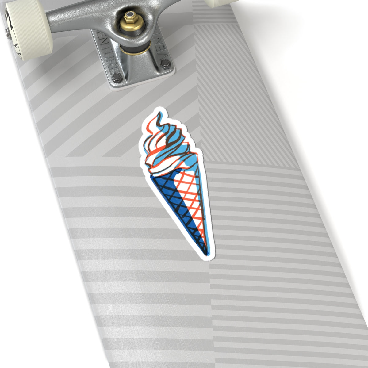 Patriotic Ice Cream Sticker for Summer Fun Decal Red White Blue USA Gift for Kids Sticker for Adults – product image 8