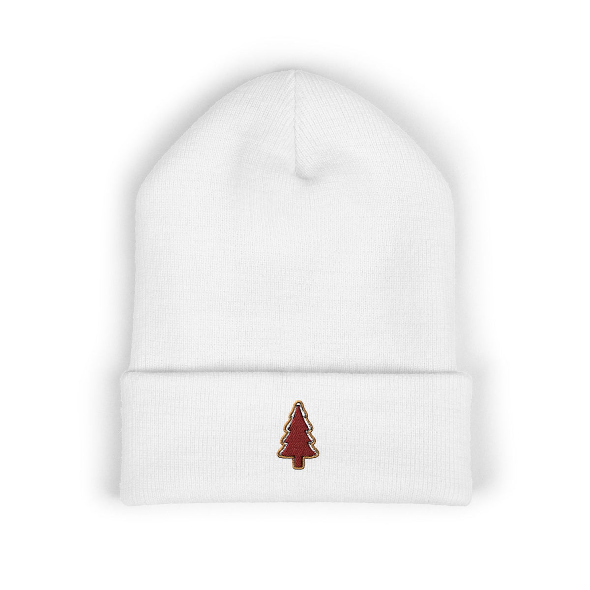 Pine Tree Beanie Outdoorsy Winter Hat Cozy Knit Cap For Hiker Mountain Lover Headwear Camping Gift