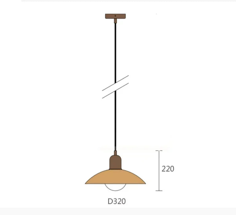 pink red metal pendant light e27 alternate product view