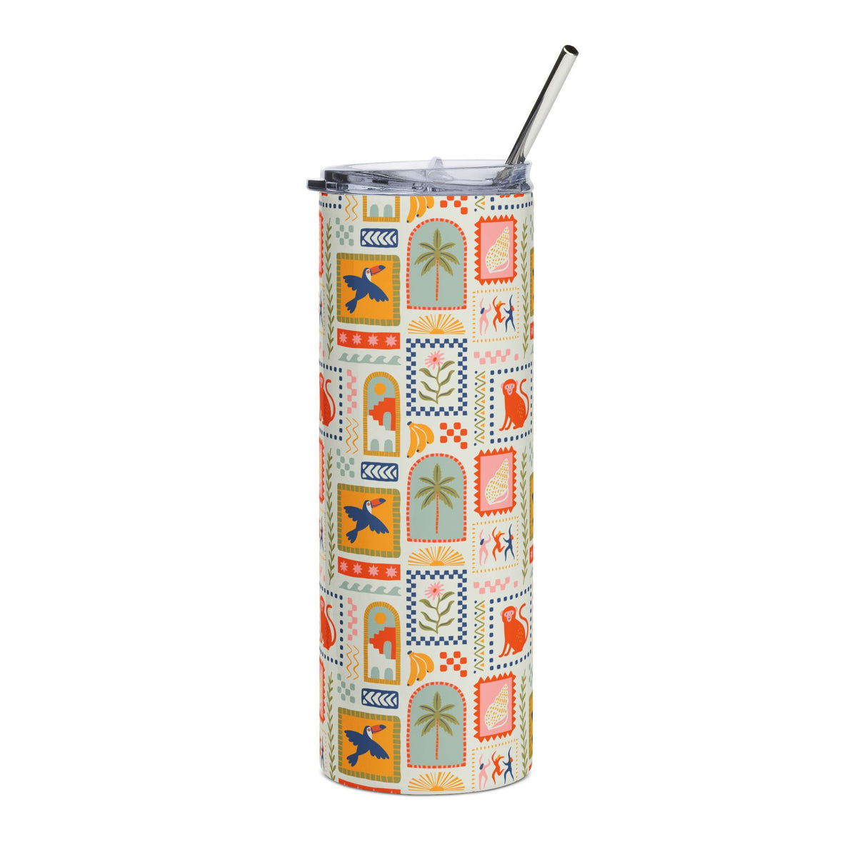 Portugal Tumbler Gift For Traveler Beach Mug Present For Girlfriend Mediterranean Aesthetic Italy