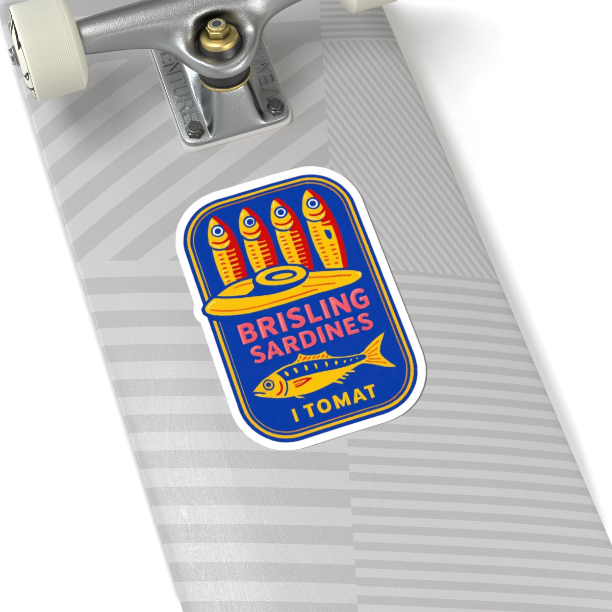 Portuguese Sardine Tin Sticker For Foodie Gift Decal For Mediterranean Summer Lover Retro Lisbon – product image 9