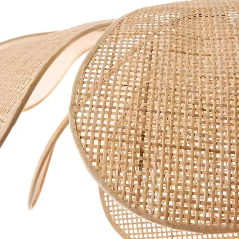 Rattan woven pendant ceiling light product detail view 4