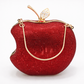 red apple clutch bag main product view