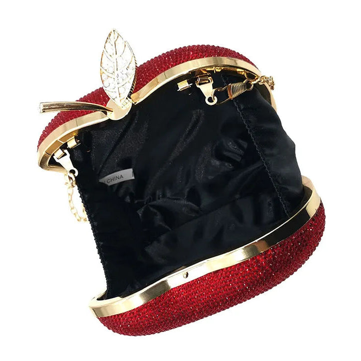 red apple clutch bag product view 5