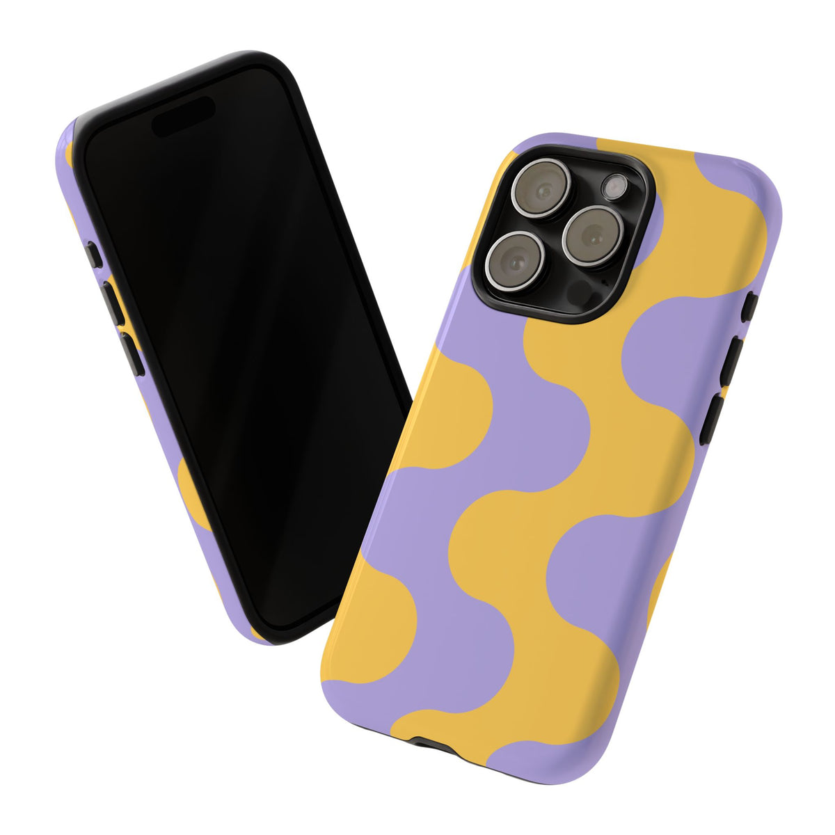 Retro Abstract Phone Case Wavy Geometric Cover For Samsung Modern Art Protective Cover Iphone Gift