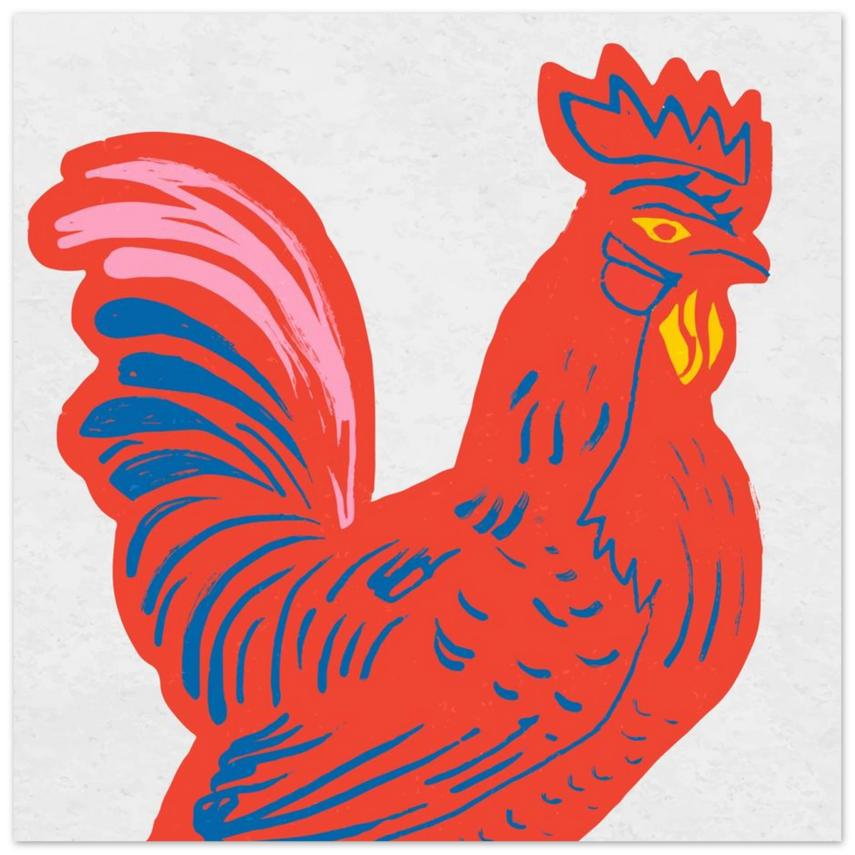 Rooster Wall Art Foam Board Print Fine Art Home Decor Gallery Collector Gift Living Room Bedroom – product image 5