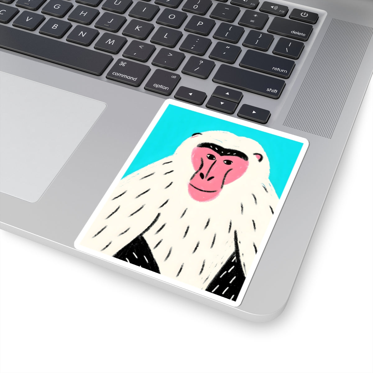 Safari Animal Laptop Sticker Gift For Wildlife Lover African Travel Decal Cute Monkey Vinyl Journal – product image 2