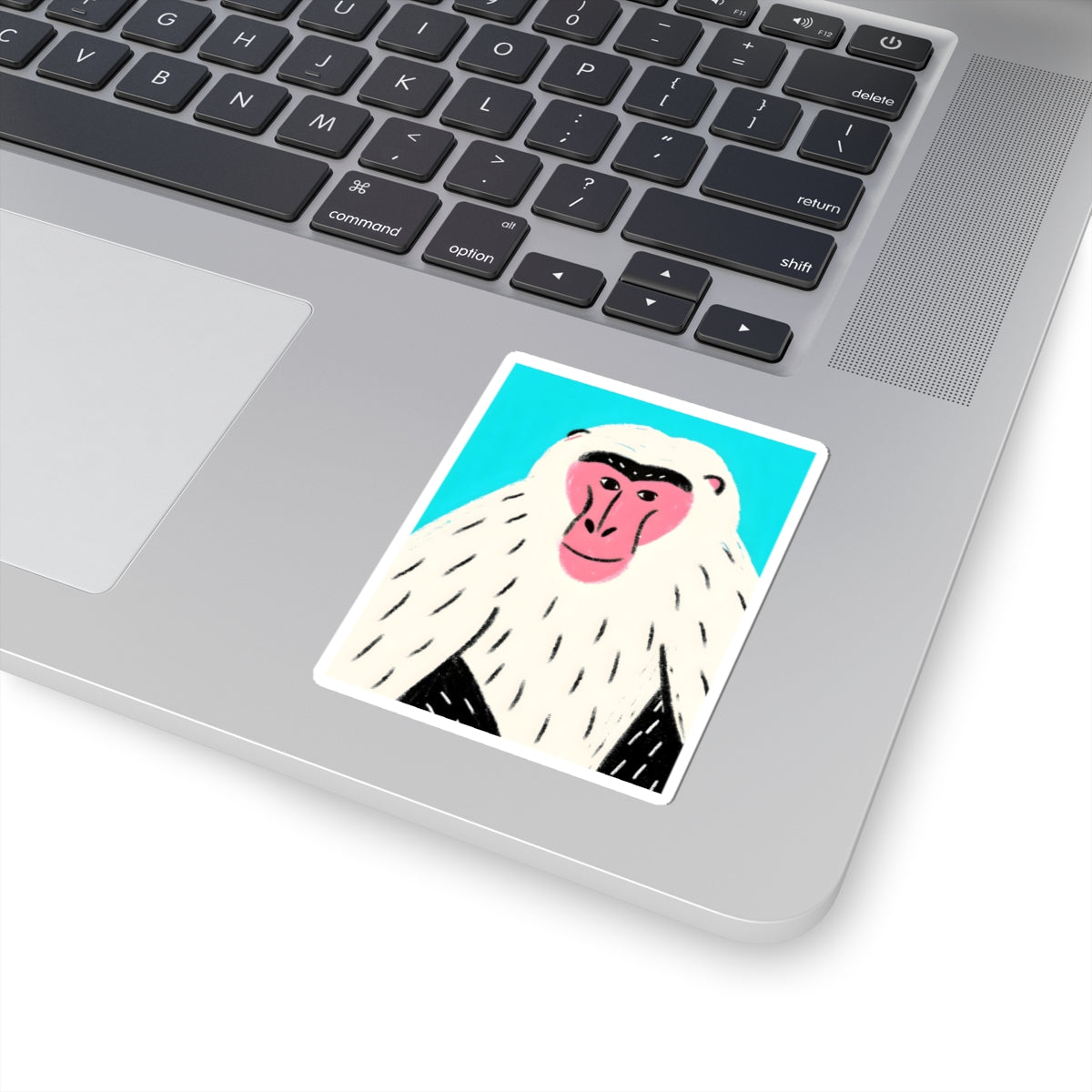 Safari Animal Laptop Sticker Gift For Wildlife Lover African Travel Decal Cute Monkey Vinyl Journal – product image 4