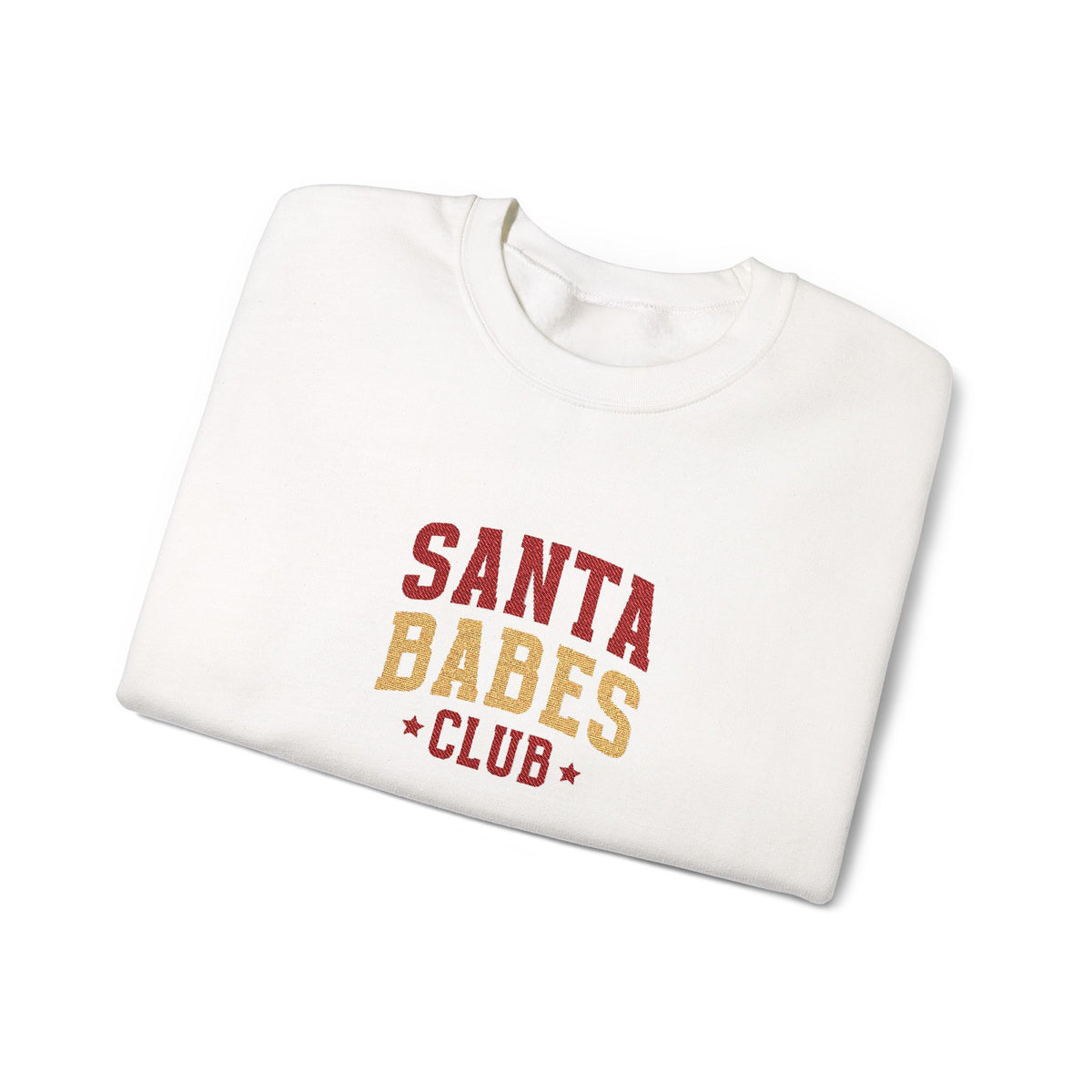 Santa Babes Sweatshirt Gift For Wife Christmas Crewneck Winter Present For Sister Club Graphic