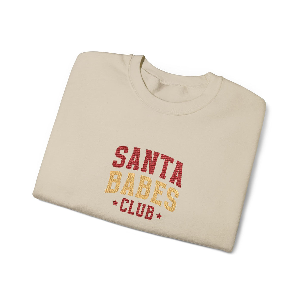 Santa Babes Sweatshirt Gift For Wife Christmas Crewneck Winter Present For Sister Club Graphic – product image 2