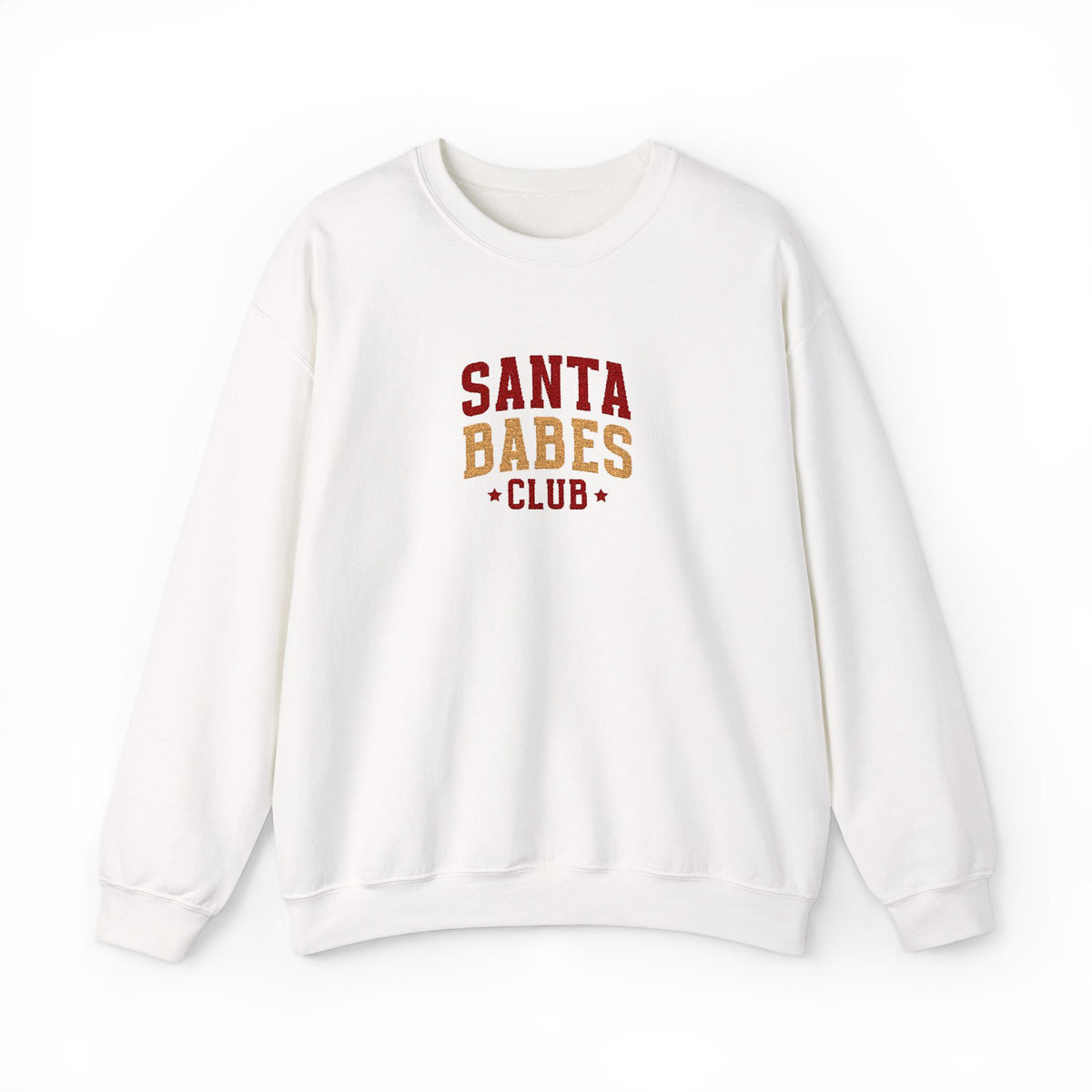 Santa Babes Sweatshirt Gift For Wife Christmas Crewneck Winter Present For Sister Club Graphic – product image 3