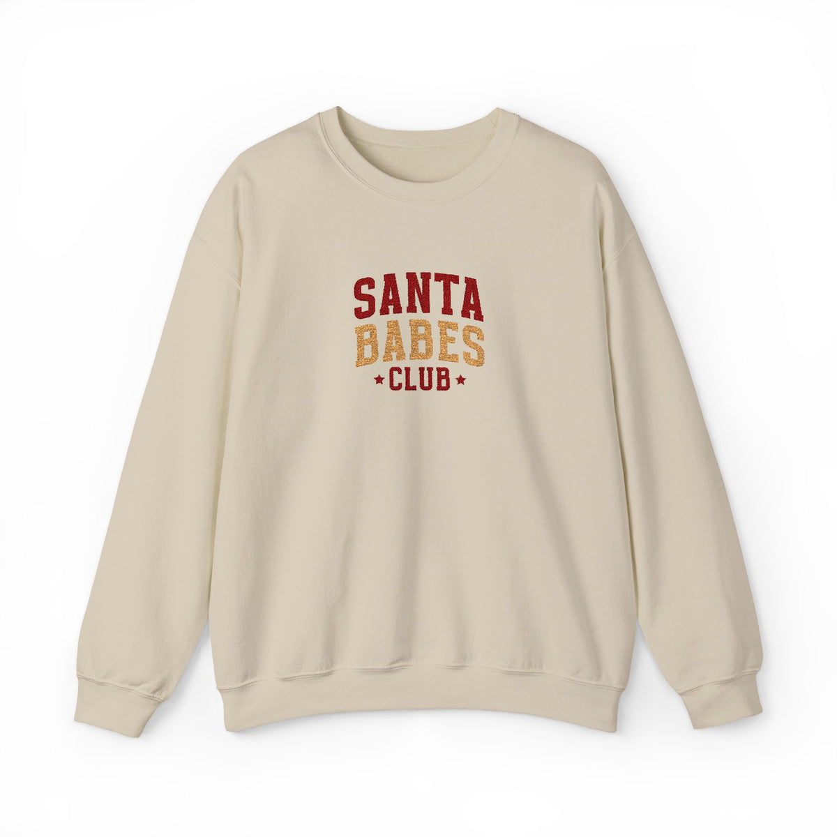 Santa Babes Sweatshirt Gift For Wife Christmas Crewneck Winter Present For Sister Club Graphic – product image 5