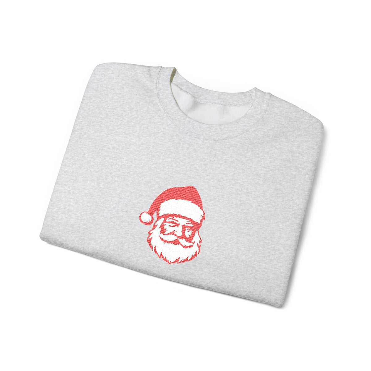 Santa Face Christmas Sweatshirt Gift For Best Friend Holiday Crewneck Present For Women Vintage – product image 3