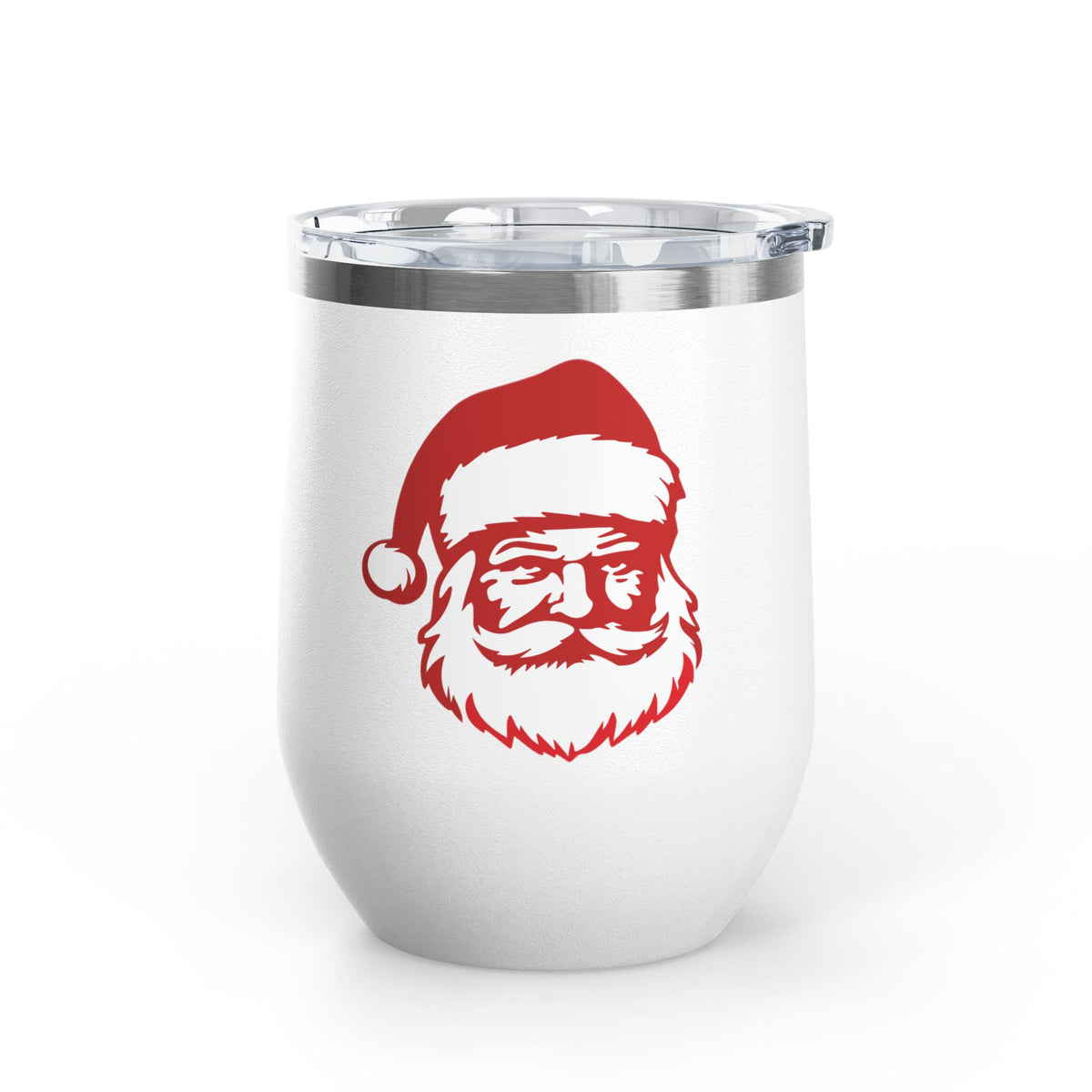Santa Wine Tumbler Christmas Gift for Wine Lovers Festive Holiday Cup Cute Stainless Steel Travel Mug – product image 5